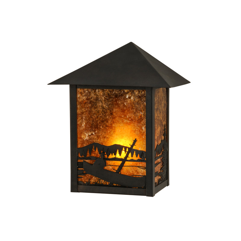 Seneca Canoe At Lake - Light Outdoor Bulkhead Light