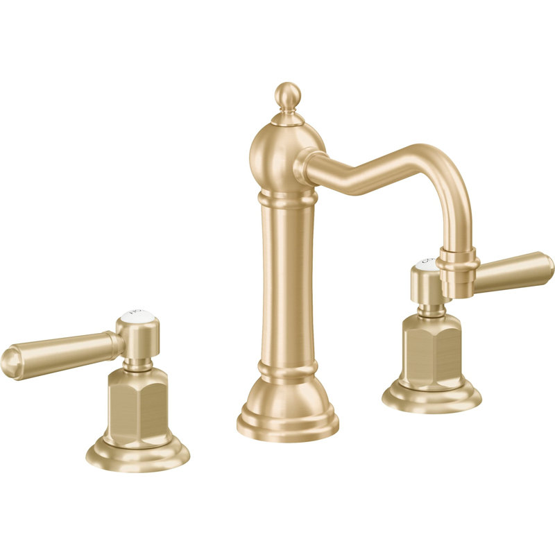 Montecito 8" Widespread Lavatory Faucet, Satin Brass