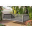 Balancelle de jardin simple en bois avec cordes pour la cour-673637492