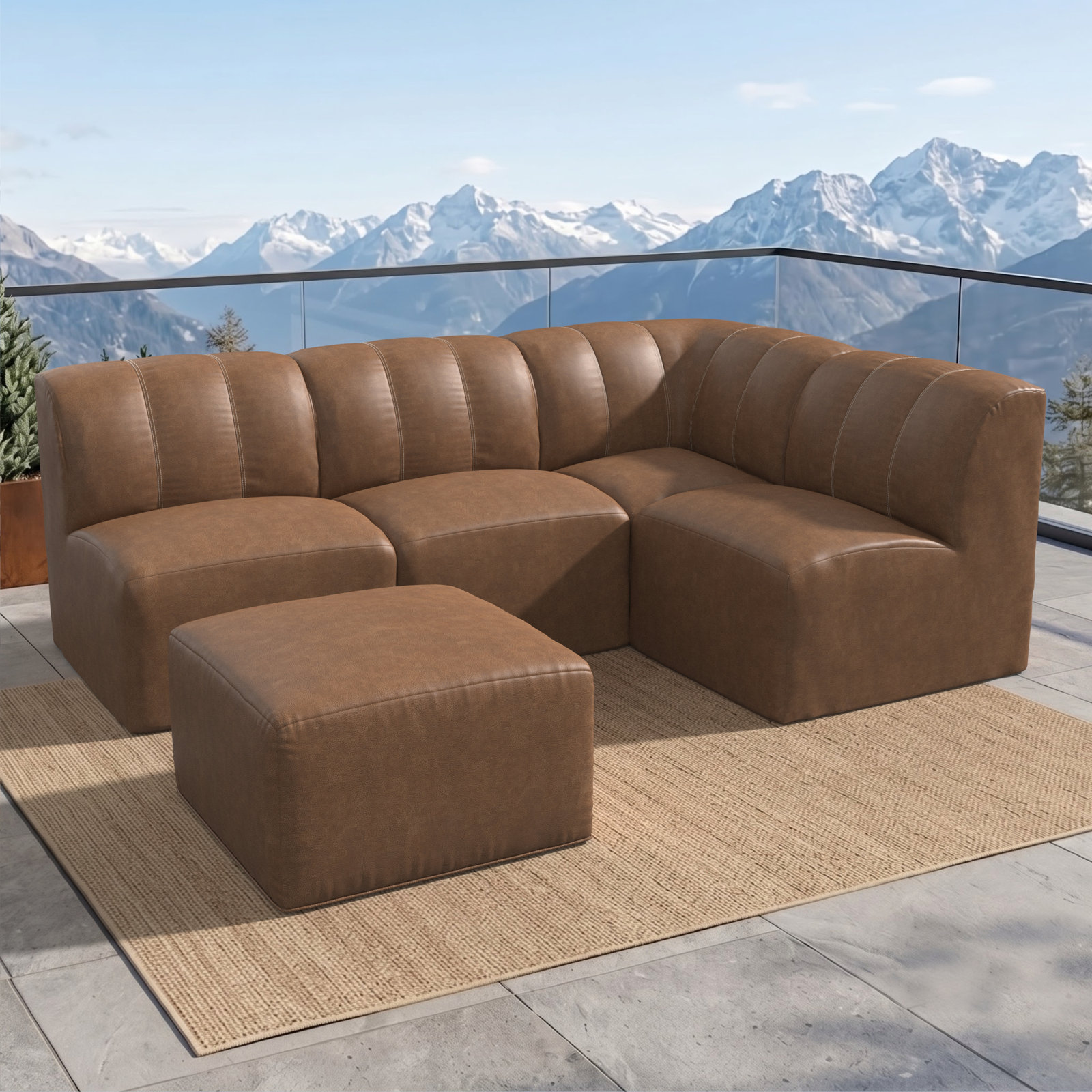 Praia 118" Patio Sectional