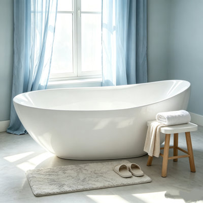 Freestanding Soaking Acrylic Bathtub A6023