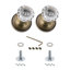 Classic Rosette with Crystal Door Knob-1060249237
