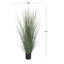 Herbe artificielle 61 po dans un vase décoratif
