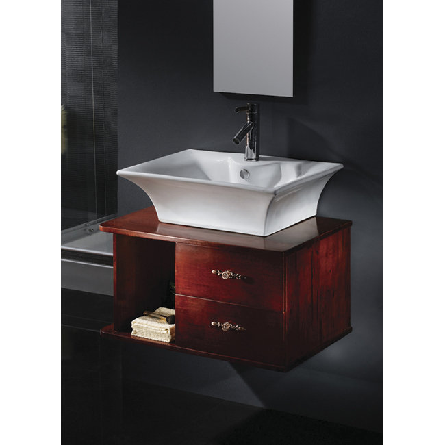 Kingston Brass Forte Ceramic Rectangular Vessel Sink
