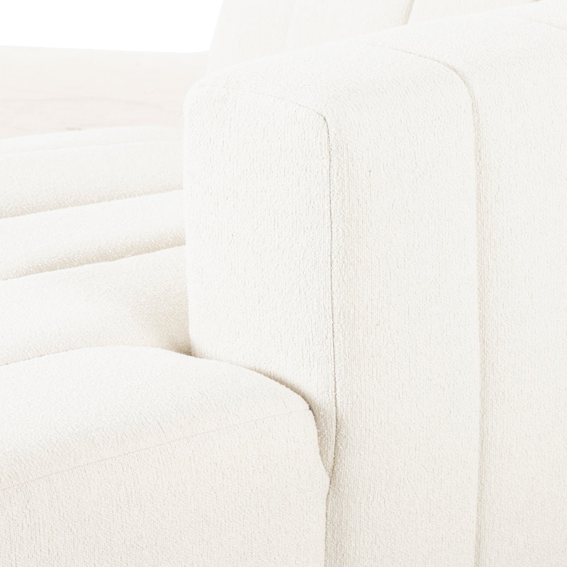 Channeled Laf Chaise Piece, Right Hand Facing, Fayette Cloud