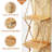 Macrame Shelves Decorative Floating Boho Shelf Set of 2
