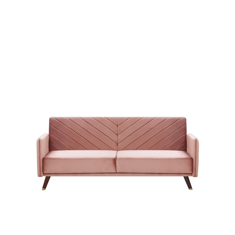 Salas Velvet Sleeper, Pink