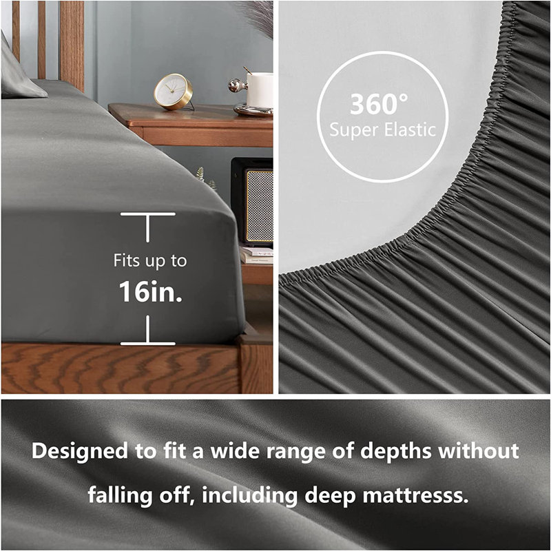 Duvet Cover Set, Dark Gray