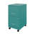  18in 2 Drawer Metal Mobile Smart Vertical Filing Cabinet Turquoise-1050809241