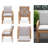 Hermes 9Pc Outdoor Patio FSC Wood Dining Set With Cushions