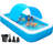 Inflatable Family Pool with Removable Canopy 145" x 74" x 22"