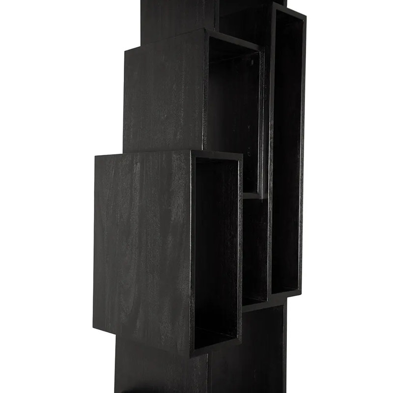 Lincoln Solid Wood Geometric Bookcase