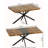 55.11'' - 70.86" Rectangular Stretch Dining Table-293149731
