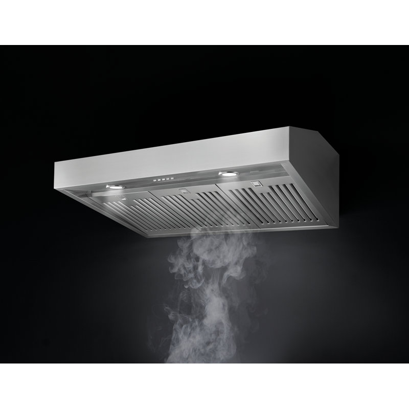 Hotte murale convertible 30 pouces 600 CFM en acier inoxydable