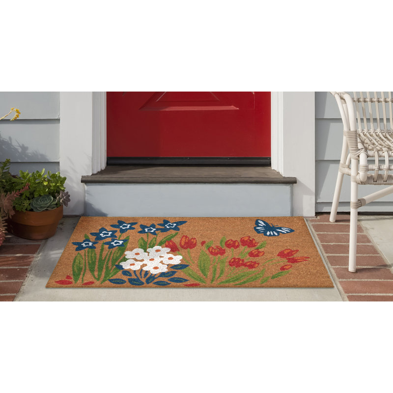 Tapis d'extérieur Yusuke Fresh Flowers, L 24 po x L 36 po