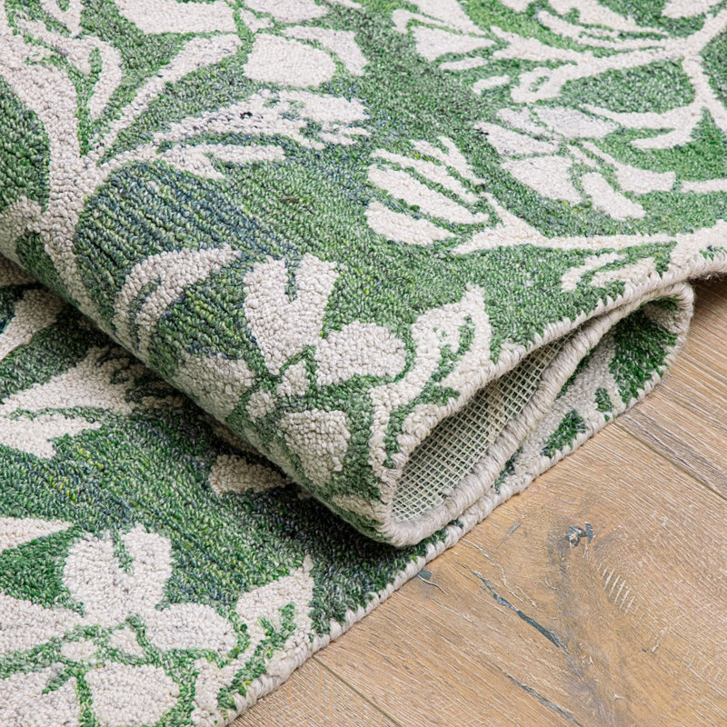 Camellia Hand Tufted Indoor/Outdoor Rug, Round 7'
