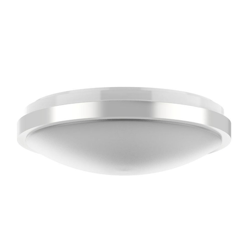 Plafonnier encastré 1 lumière à DEL Wellen, H 3,9 po x l 14 po x P 14 po, 25W, 1750