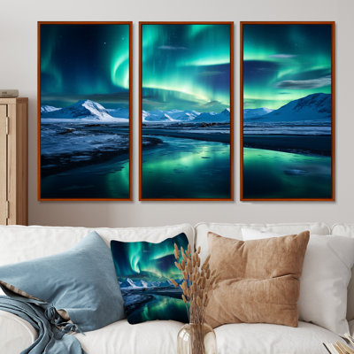 Icelandic Borealis Winters Aurora II - Aurora Borealis Wall Art