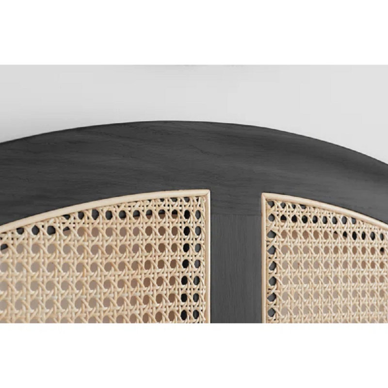 Algin Bed Frame, Double (4'6), Black