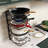 Multifunctional Adjustable Pan Pot Rack 6-Tier for Cabinet