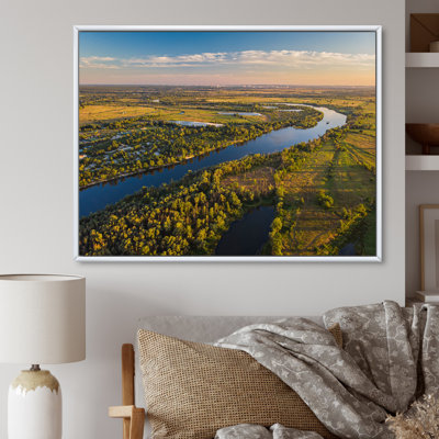 Mississippi River Historic of Arkansas, reproduction d'art sur toile