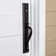 Keep One-Piece Dummy Handleset with A Grip with Keep Plate and Lance Lever in Black Iron