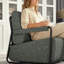 Upholstered Flannel Armchair