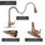 Pull Down Kitchen Faucet Single Handle Sink Faucet With Deck Plate-64366495