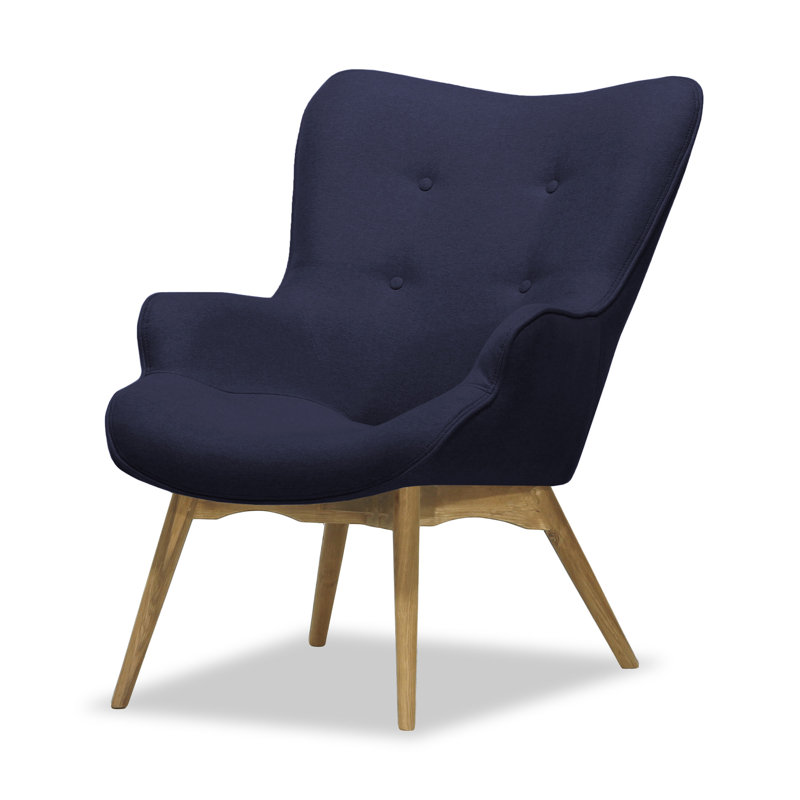 Rockwell Upholstered Accent Chair, Blue Marine
