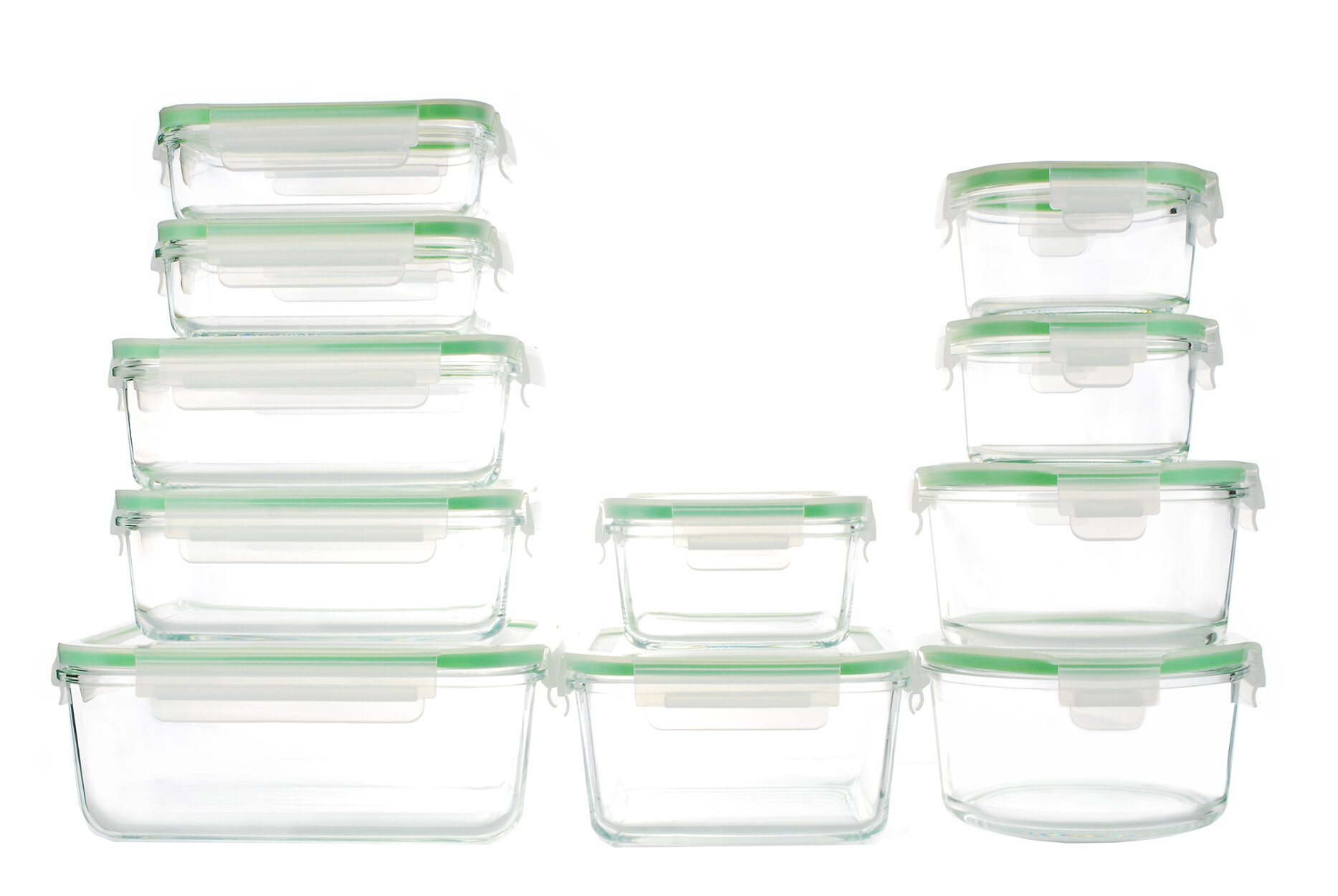 Rebrilliant Fort Washington Glass Food Storage Container - Set of