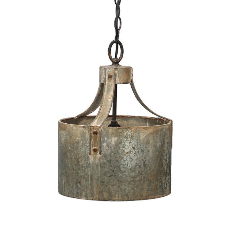 Grand lustre en fer argenté D11x15
