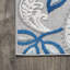 Tapis intérieur / extérieur bleu / gris clair Nidavellir-1273695482