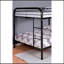Lit superposé double en métal de style contemporain avec échelle en angle-1525269251-1525269249