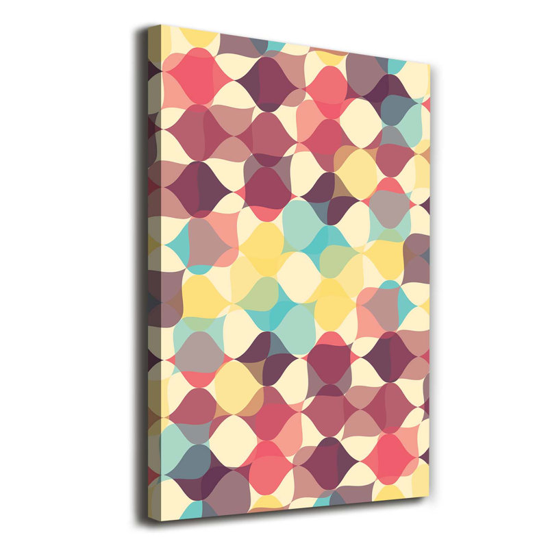 Geometric Background - Wrapped Canvas Print