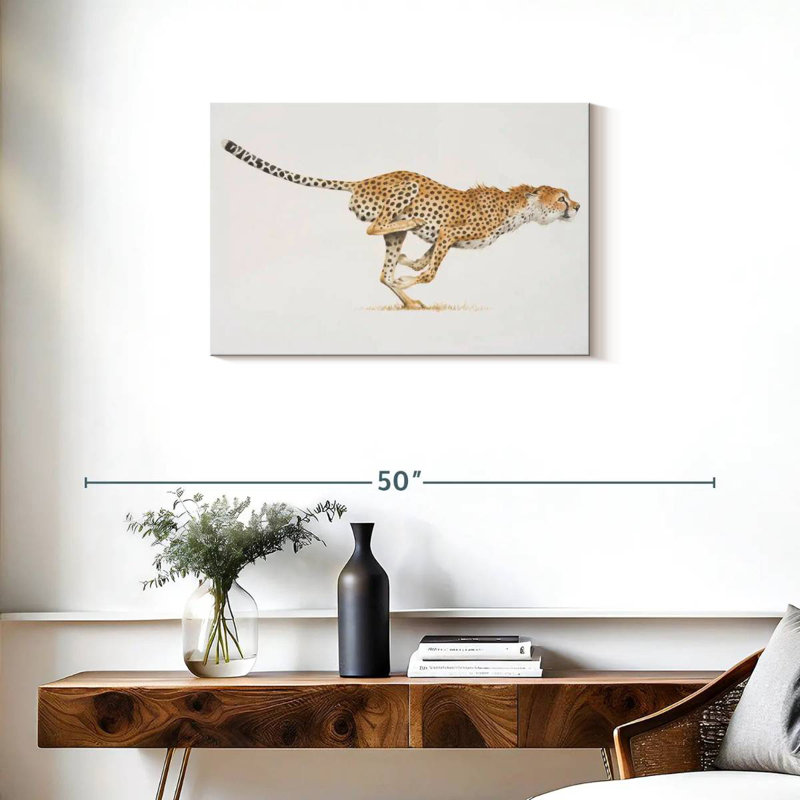 Brampt Running Wild Cat, 20" H x 30" W
