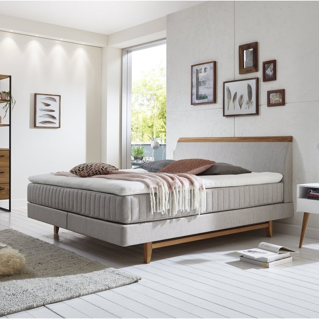 Boxspringbett Sevanna 140 x 200 cm mit Topper