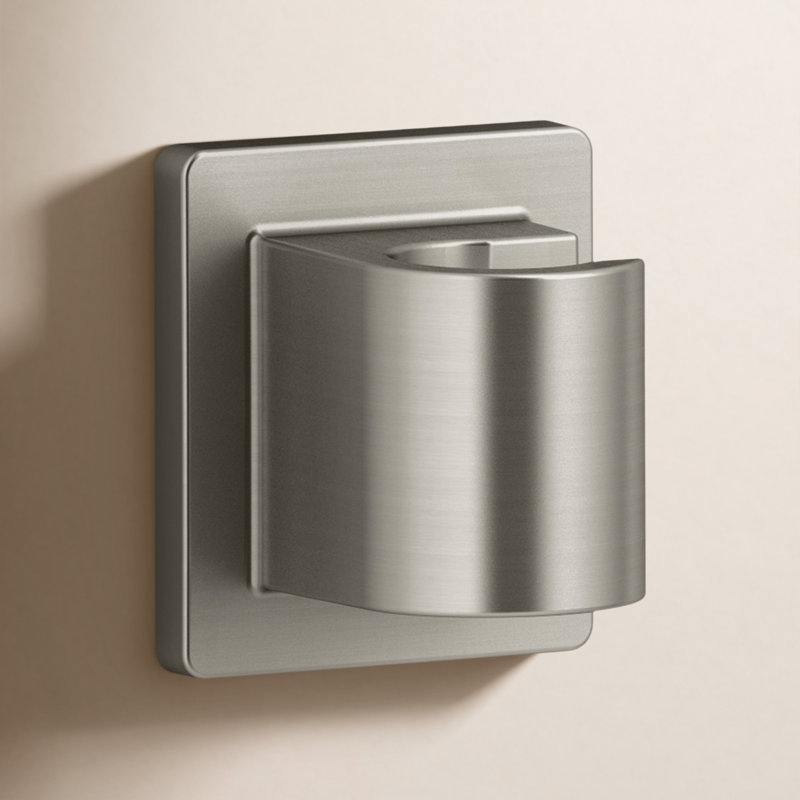 Awaken Fixed Wall Bracket, Vibrant Brushed Nickel