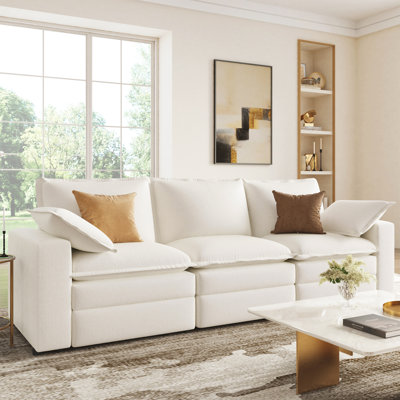 Modular Sectional Sofa, 3 Seat Modular Couch For Living Room