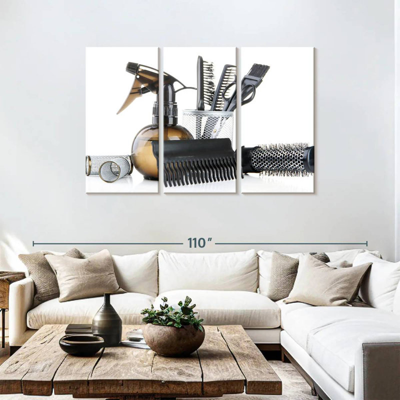 Shuttleworth Salon Styling Tools, 48" H x 74" W