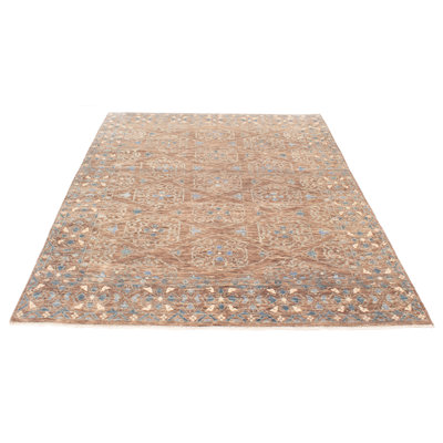 One-of-a-Kind 8' X 10' New Age Wool Area Rug in Brown