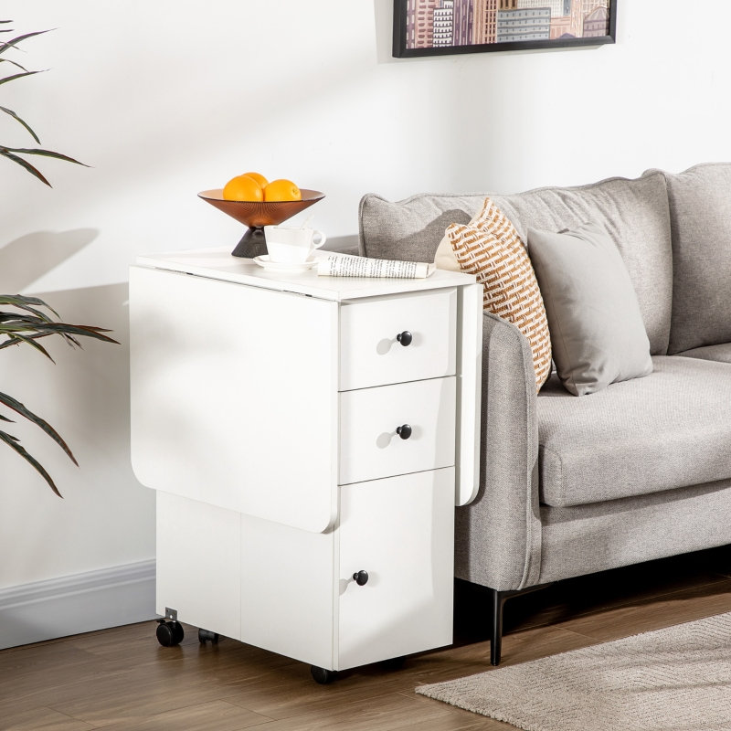 120 cm Dining Table, White