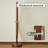 American-Style Vintage Black Walnut Adjustable Full-Length Mirror