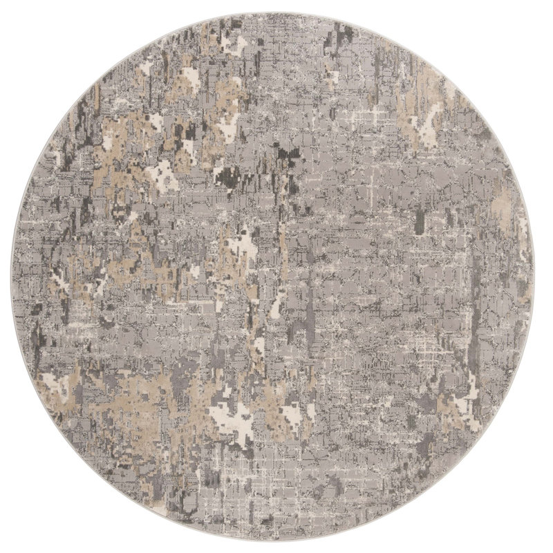 Tapis performance abstrait Edvin, Rond 3 pi