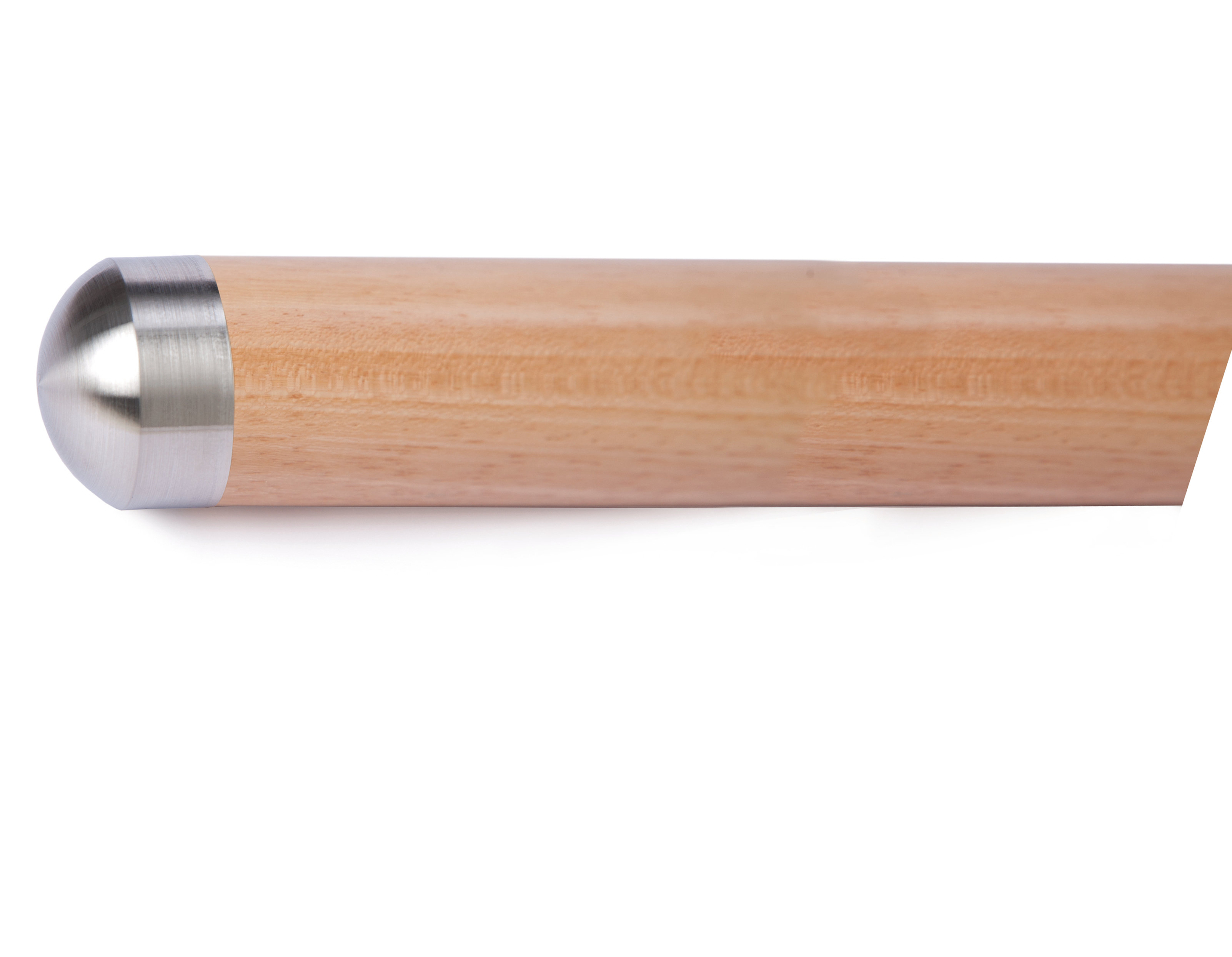 IAM Design Wood Inox Stainless Steel Rounded End Cap (2-Pack) - Wayfair ...
