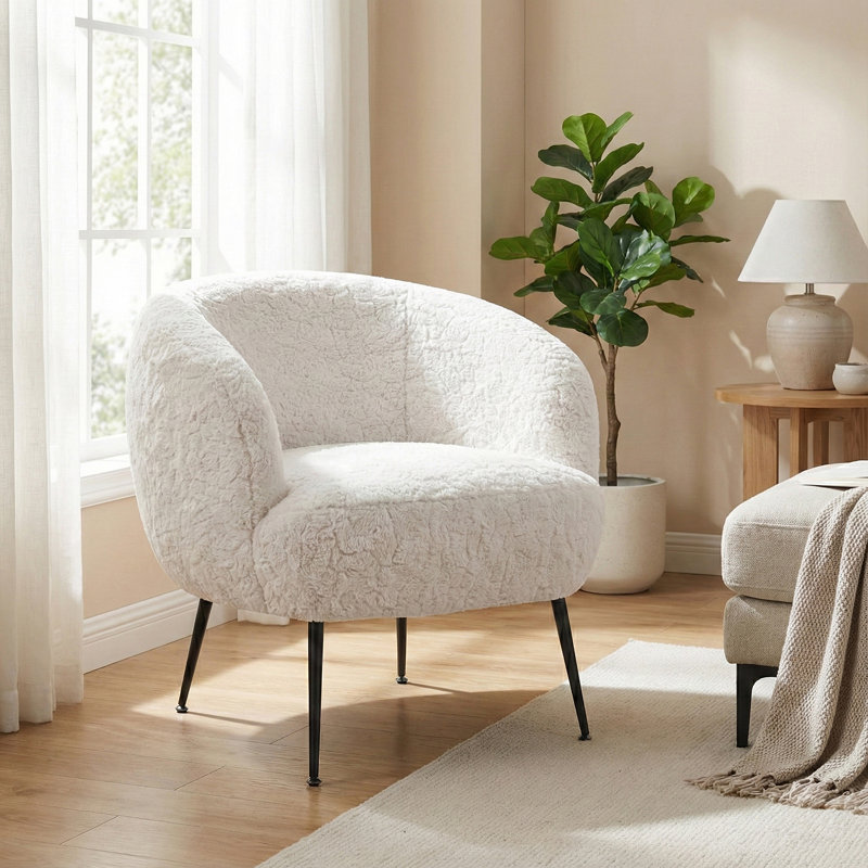 Bedroom Chair, White
