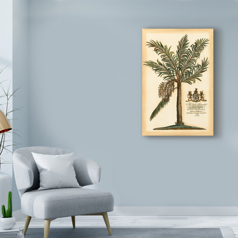 " British Colonial Palm II " by Vision Studio, 19" H x 12" W x 2" D