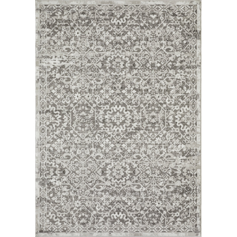 Ragheb Washable Oriental Indoor Rug, Rectangle 9'10" x 12'10"