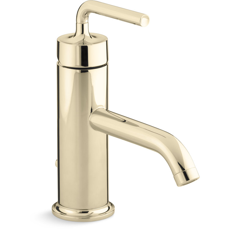Robinet de salle de bain à un trou Kohler Purist, Bronze brossé vibrant