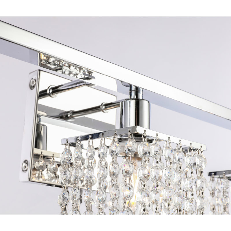 Presler Dimmable Vanity Light, Chrome, 8.4" H x 4.8" W x 4.8" D, 1 Light