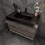Ensemble de meuble-lavabo simple mural 36 po Golitz-904707284